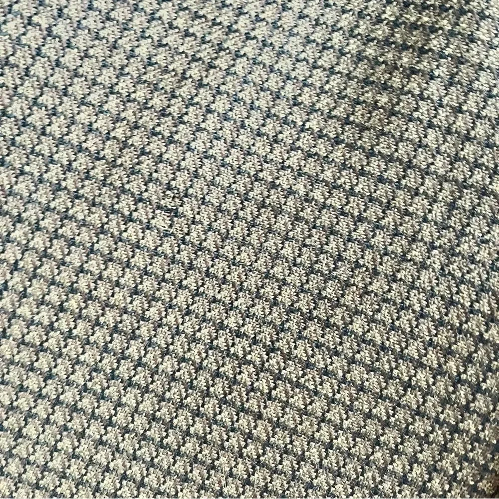 Vintage Brown Window Pane 100% Wool Blazer Coat Costume Prop Theatre